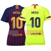 Barcelona Naisten 2018-19 Lionel Messi 10 Koti jalkapallo pelipaidat Lyhythihainen pelipaita..